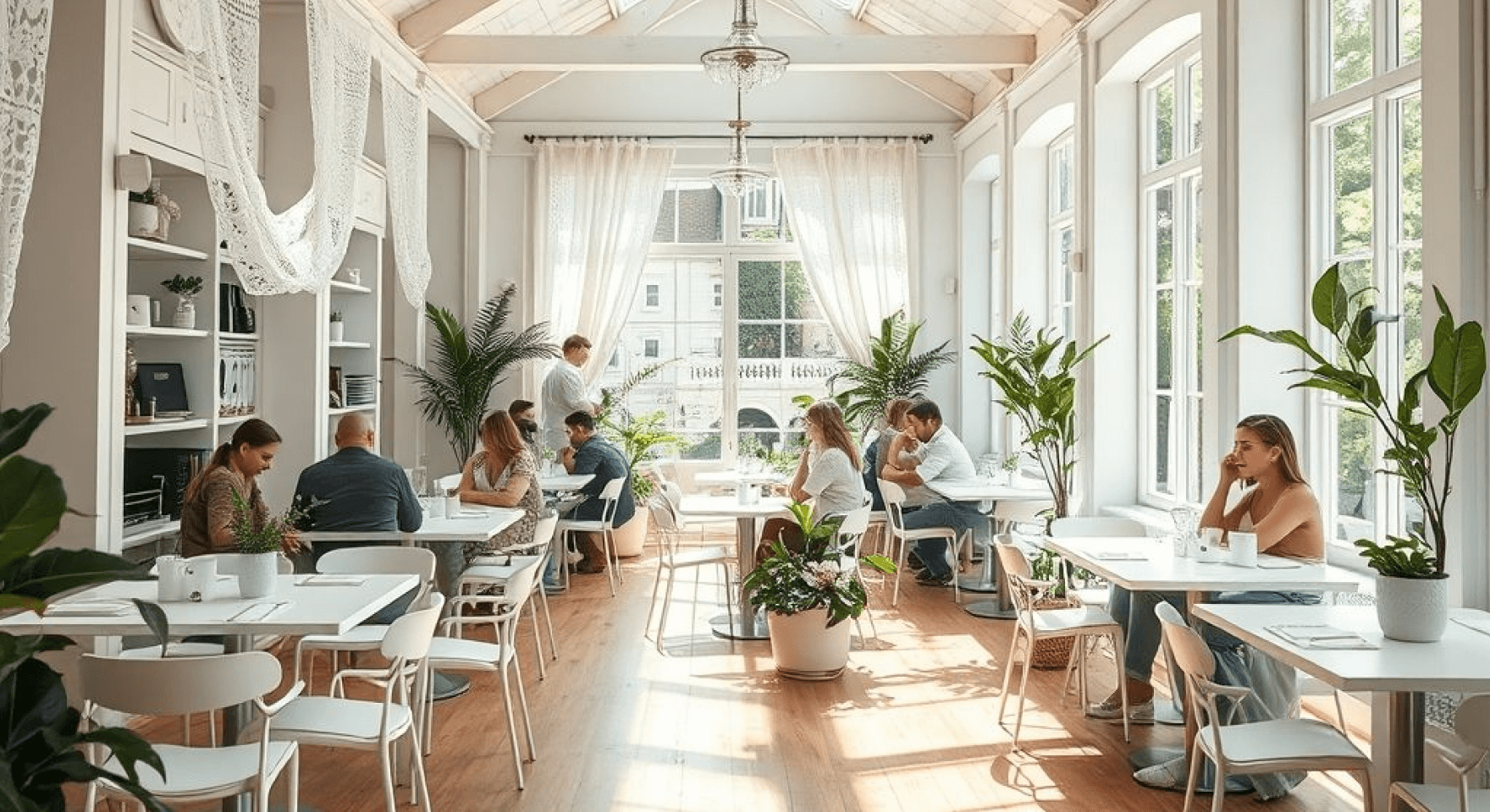 Obraz úspěšného podniku, kde plynulý servis a spokojenost hostů umožňuje efektivní systém pro restaurace