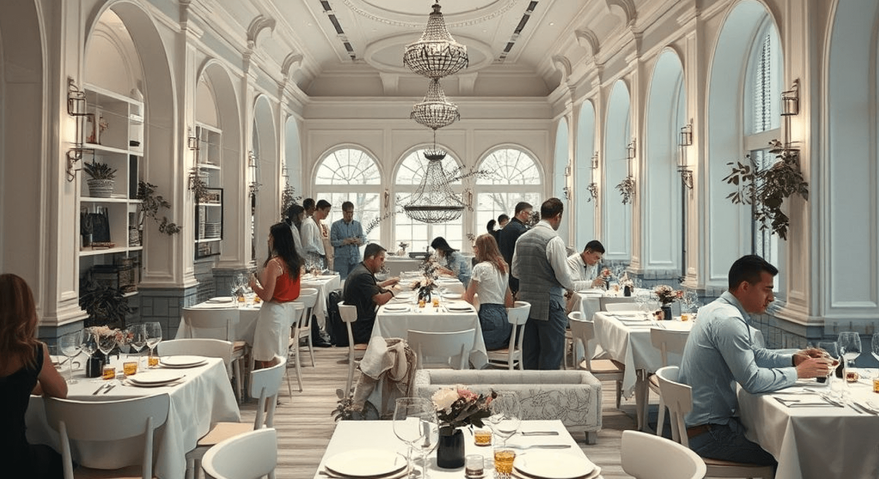 Obraz finančně zdravého podniku: plná kavárna je výsledkem, který umožňuje precizní účetnictví v kavárnách