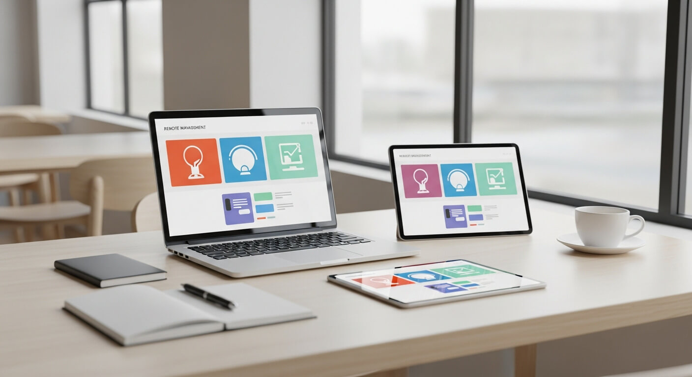 Manažerské účetnictví kavárny dostupné na více zařízeních